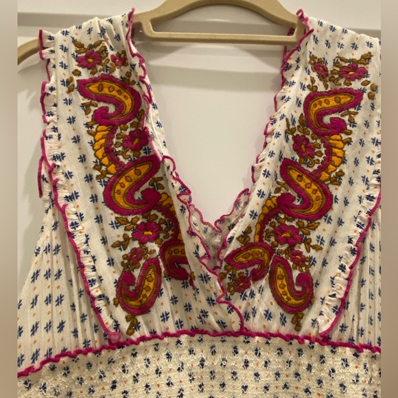 Lilka x Anthropologie Embroidered Boho Dress - Picture 2 of 6